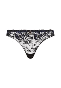 CHANTELLE - Tanga Illusion, Spitze, für Damen - E62 BLACK