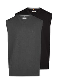 Redmond - Pullunder 2er Pack Basic - Schwarz