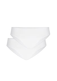 CALIDA - Benefit Women Slips, 2er-Pack, Baumwolle-Stretch, für Damen - 001 WEISS