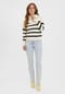 VERO MODA® Pullover, Troyer, Streifen, für Damen Bild 9