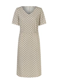 Sieh an! - Jersey-Kleid - pistazie-khaki-bedruckt