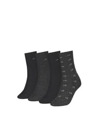 Calvin Klein - Socken, 4er-Pack, für Damen - 001 BLACK
