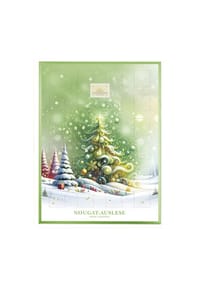 LAUENSTEIN CONFISERIE - Kalender Weihnachtsbaum "Grün" Nougat 300g ohne Alkohol - 