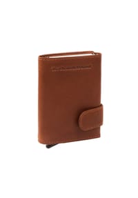 The Chesterfield Brand Leicester - Leicester Kreditkartenetui RFID Schutz Leder 7 cm - braun