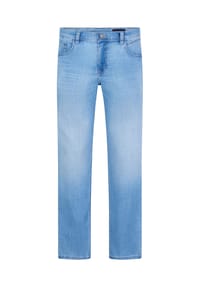 PADDOCK'S® - Slim Fit Jeans mit mehrfarbigen Nähten und Komfort Stretch PIPE Saddle Stitch - light blue use