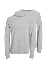JACK & JONES - Pullover 2er Pack Hill - Schwarz