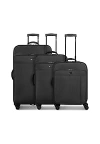CHECK.IN® Sevilla 3.0 - Sevilla 3.0 4 Rollen Kofferset 3-teilig - black