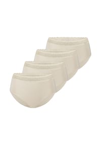 TRIUMPH - Midi Slip 4er Pack Feel of Modal - Beige / schwarz