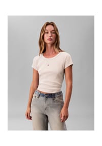 Calvin Klein Jeans - T-Shirt, Rundhals, für Damen - P4P GREY