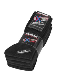 normani® - 10 Paar Extrem Stabile Arbeits & Sportsocken Extrem - Anthrazit