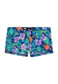 HOM - Badehose, Gummibund, für Herren - 40P0RA NAVY PRINT
