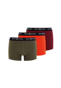 WestmarkLondon - Retro Short / Pant 3er Pack Oscar - Black / Ecru / Gray