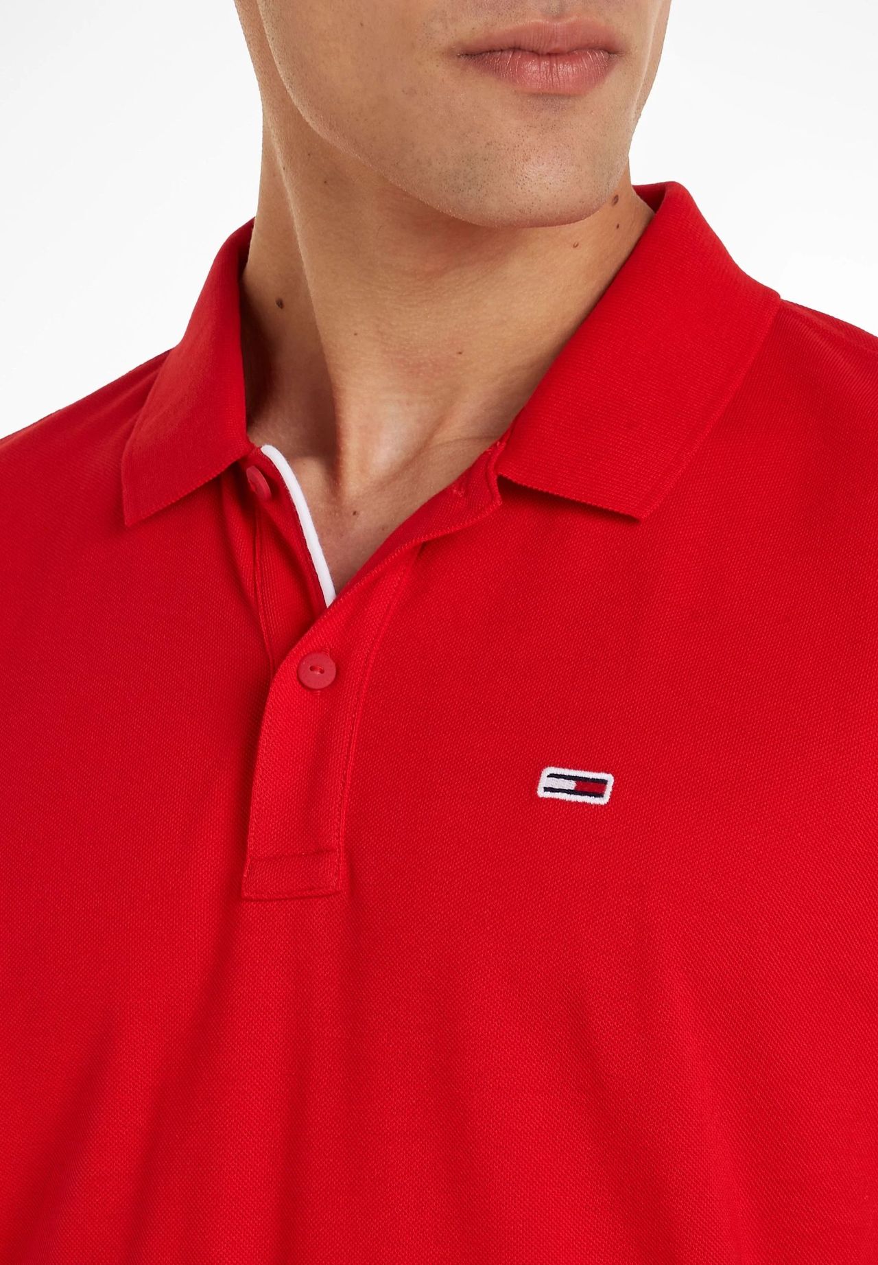 TOMMY Jeans Poloshirt, Baumwolle, für Herren | GALERIA