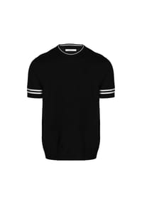 LUFIAN - Polo ROBERT mit halber Armlänge - BLACK
