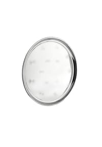 ALMINA® - Runde Servierplatte/Serviertablett aus hochwertigem 18/10-Edelstahl - 