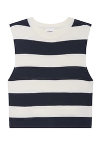 S.Oliver Red Label - Strickpullunder, Rippstruktur, für Kinder - 59X1 BLUE