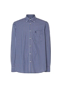 El Búho NOCTURNO® - Herren Hemd Langarm mit Tasche Easy Iron Bügelleicht Extra Weich Blau - Blau
