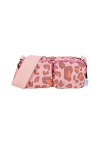 Fritzi aus Preußen Donny - Schultertasche Donny Cross Long mit zwei aufgesetzten Vordertaschen - Berry