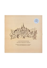 LAUENSTEIN CONFISERIE - Holz-Schatzkästchen 200g ohne Alkohol - 