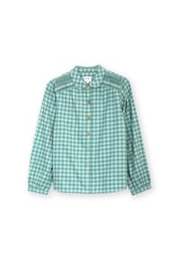 KITE - Damen Marshwood Karierte Flanellbluse Bio-Baumwolle - grün