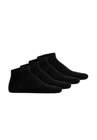 von Jungfeld - Unisex Sneakersocken, 4er Pack - Essentials Sneaker, einfarbig - Grau