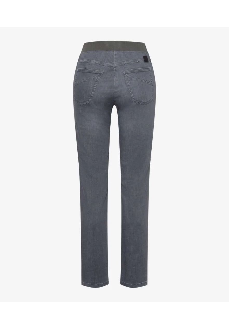 Raphaela By Brax Jeanshose "Pamina", Slim Fit, FüR Damen, Grau, 48
