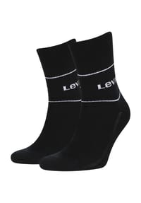 Levi's® - Mittelhohe Socken, 2er-Pack, für Herren - 008 BLACK