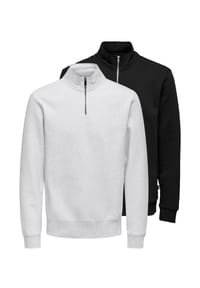 ONLY & SONS - Sweattroyer 2er Pack Ceres - Beige / grau
