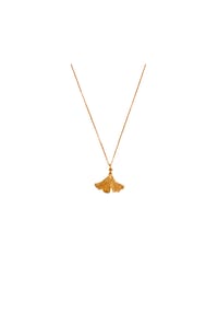 LES REINES - Flora – Lange Minimalistische Halskette, 24K vergoldet - Gold