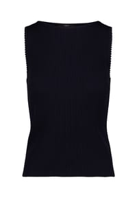 zero - Strick-Top ohne Arm - Candy Red