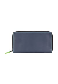 Mywalit - Large Double Zip Around Purse Geldbörse Leder 18 cm - black/pace