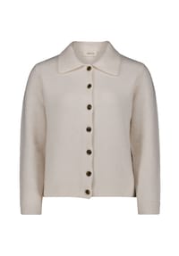 CARTOON - Strick-Cardigan mit Kragen - Bright Cream Melange