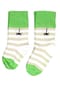 ROGO Strickleggings Sommer Set grüne Wiese mit Ringel--Muster Bild 4