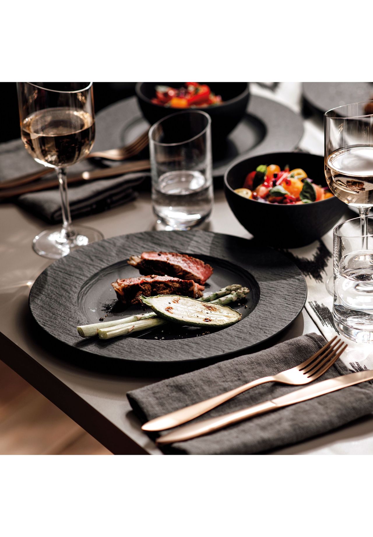 Villeroy & Boch Speiseteller Manufacture Rock Manufacture | GALERIA 