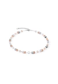 CŒUR DE LION GeoCUBE® - Iconic Precious Halskette - Peach/Roségold