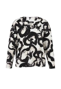 frapp - Sweatshirt Große Größen - black multicolor