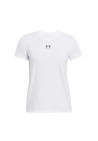 UNDER ARMOUR - Funktionsshirt "Off Campus Core", atmungsaktiv, schnelltrocknend, für Damen - WHITE
