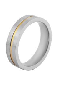 Adelia's - Unisex Ring aus Edelstahl - silber