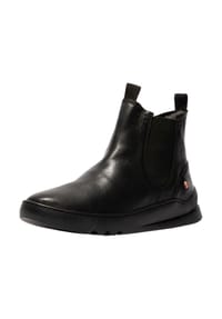 softinos® - Leder/Textil Stiefelette LACE - Rot