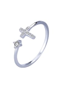 collezione alessandro® - Ring Faith aus 925 Sterling Silber - silbern