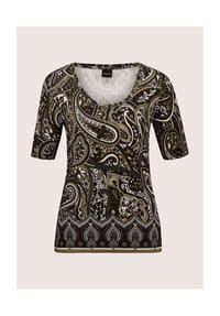 MADELEINE - Shirt mit Paisley-Druck - perlweiß / schilf / multicolor