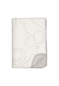 Cawö - Wohndecken CUTE CATS EDITION Cats 62640 natur/stein - 67 - grau