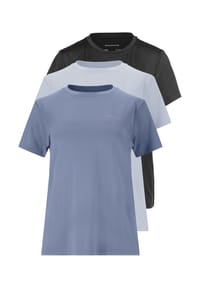 ENDURANCE - T-Shirt Yonan V2 3er-Pack mit Quick-Dry-Technologie - 1001 Black