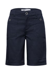 Street One - Bermuda Yulius, Turn-Up, für Damen - 17502 SHADOWE NAVY