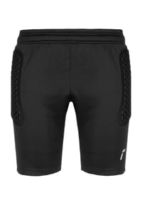 reusch - Torwarthose Contest II Short Advance Junior mit zuverlässigem Polsterschutz - black / silver
