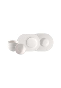 Villeroy & Boch Starter-Set Manufacture Ice 12er Set weiß - MANUFACTURE ICE - weiß