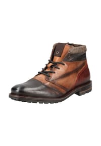 bugatti - Leder Stiefelette - Braun
