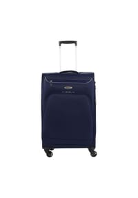 d & n® Travel Line 6404 - Travel Line 6404 - 4-Rollen-Trolley M 68 cm (blau) - blau