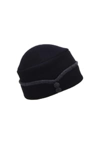 SEEBERGER - Wollhut, Knöpfe, für Damen - 10 BLACK