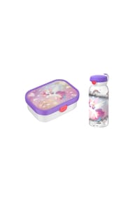 MEPAL Lunchset (Flasche mit Klappdeckel) Campus 600 ml + 750 ml 2er Set - CAMPUS - blau